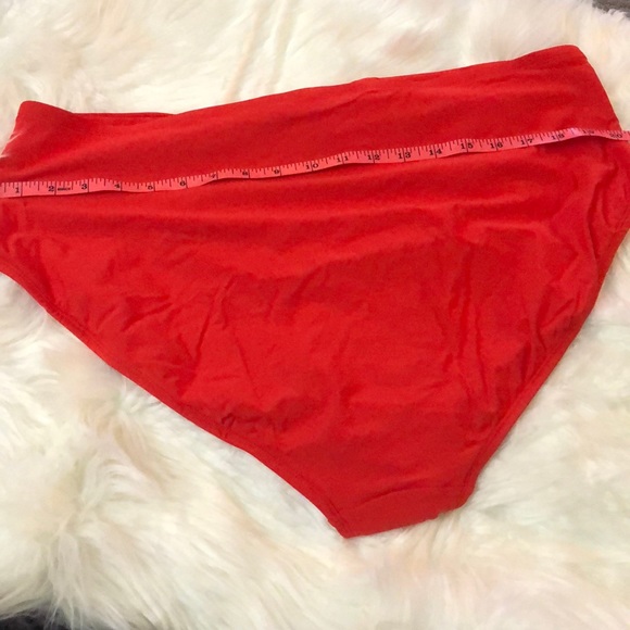 NWT Plus Size 2X Swim High Waist Bikini Bottom - Picture 5 of 12